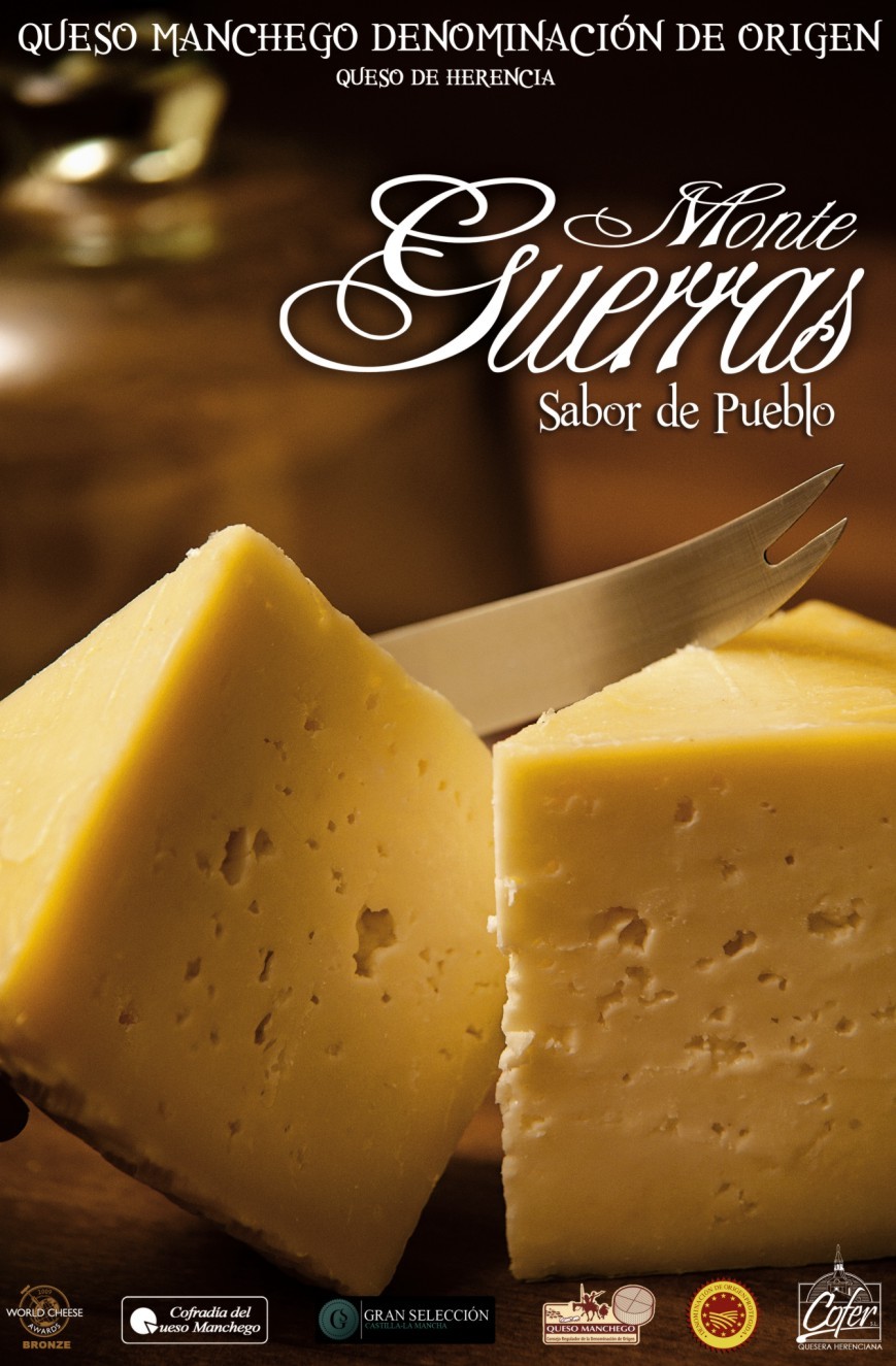 Queso manchego artesano con denominacion de origen